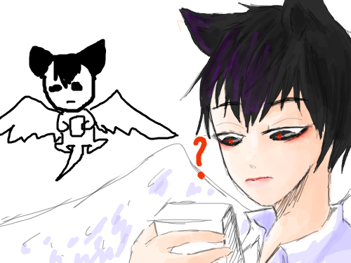 내멋대로 의인화 : 씨리얼 먹으면서 했어여ㅋ 스케치판 ,sketchpan