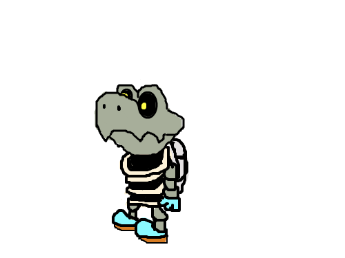 Dry Bones : One of my favorite characters in the Mario series. 스케치판 ,sketchpan