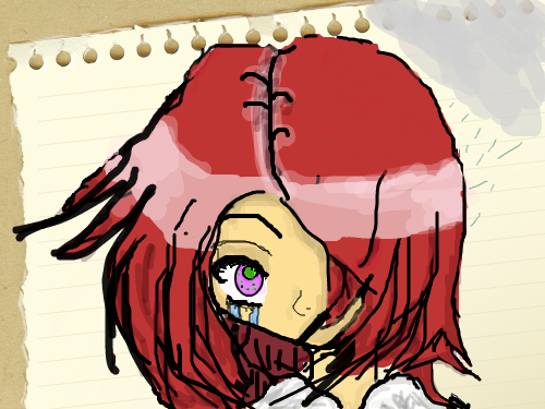 Rainy : I drew this as my first Sketch Pan and it took me two hours to finish...I think it turned out better than I expected! ;3 스케치판 ,sketchpan