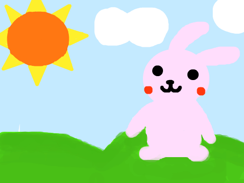 토끼 : 토끼가안닌거같은... 하지만 토끼인... 스케치판 ,sketchpan