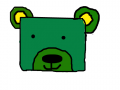 녹색곰? : 곰이초록색이다. 스케치판 ,sketchpan