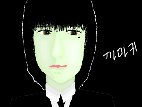 First girl : 내가 처음 그린 사람 스케치판 ,sketchpan