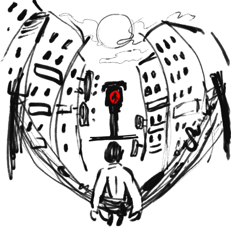 파란불은 .. : 파란불은 언제 켜질까 스케치판 ,sketchpan