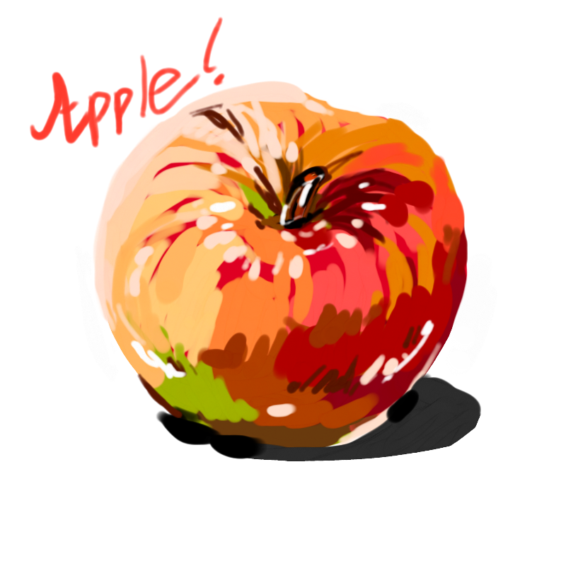 사과 : 사과 스케치판 ,sketchpan