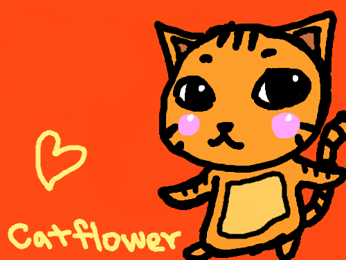 고양이 : 첫그림입니다 스케치판 ,sketchpan