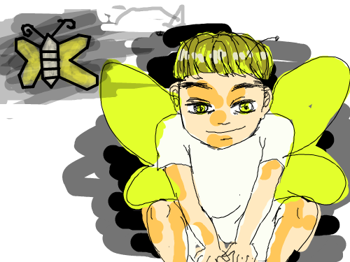 나방의인화 : 나방 의인화 입니다! ^^ 스케치판 ,sketchpan