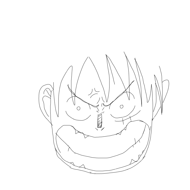 luffy : luffy 스케치판 ,sketchpan