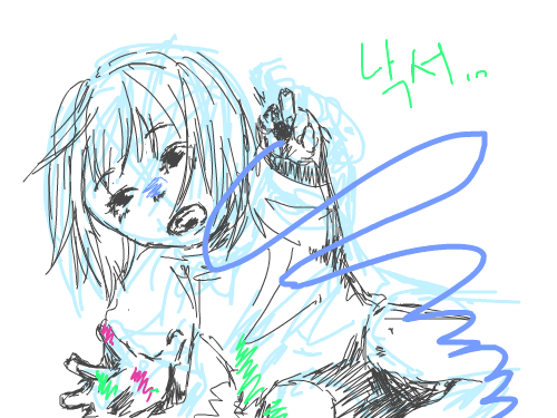 낙서 : 스케치판 처음 발견해서 연습 겸 낙서 스케치판 ,sketchpan