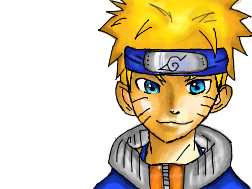 나루토 (완성) : 첫 작이니까, 어색해도 잘 봐주세요. :D 스케치판 ,sketchpan
