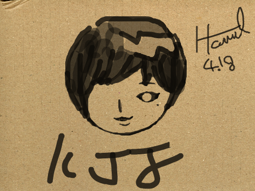 K.J.J : 우리듕이 스케치판 ,sketchpan