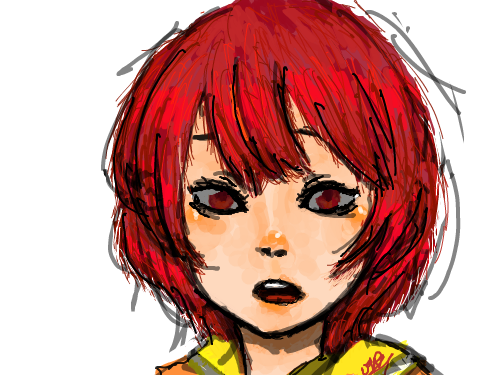 .... : 빠..빨간머리 스케치판 ,sketchpan