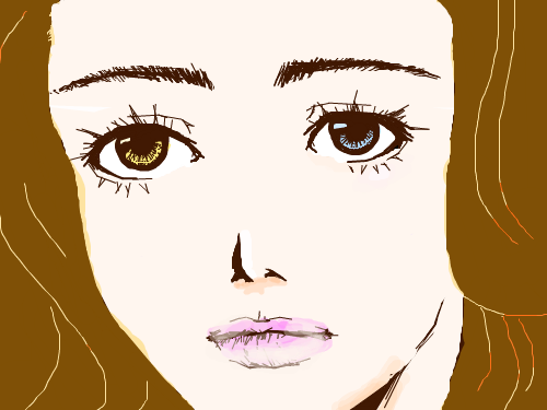 걍 잘봐주세요~~ : 걍 여자 얼굴 화장하기 스케치판 ,sketchpan