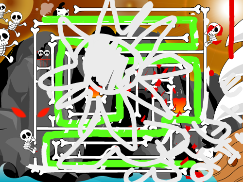 무서운귀.. : 무서운귀신 스케치판 ,sketchpan