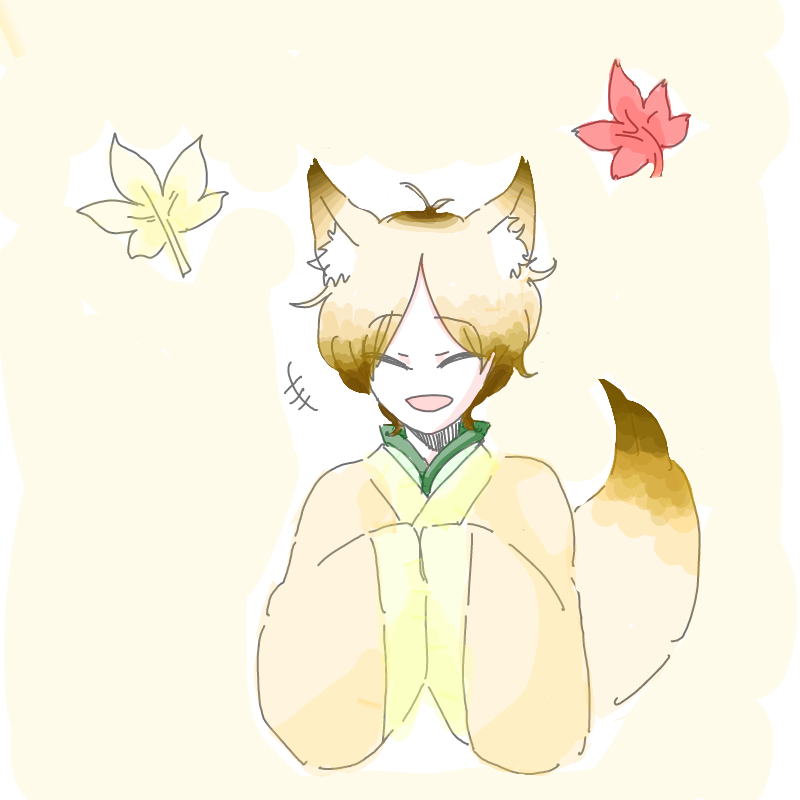 이런 여우.. : 이런 여우상인 눈에다가 능글거리는캐가 너무좋슴댜ㅑ... 색도 저런 갈색그라데이션으로ㅎㅎ가을의 따스한느낌짱ㅇ좋슴댜 헤헤 스케치판 ,sketchpan