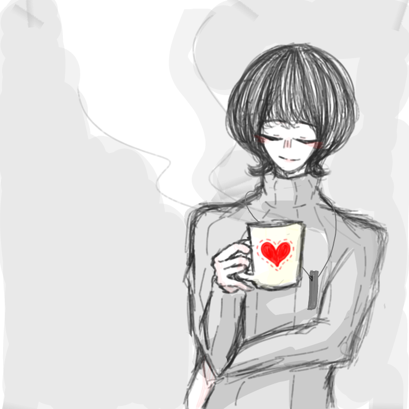 그림을 그.. : 그림을 그리고 싶은데 생각나는 자캐는 없고 얼굴선은 아예안그려지고 주변에 존잘들이 너무많아서 뭔가 우울하기도하고 여러모로 복잡함댜ㅑ
코코아 마시고싶댱:3 스케치판 ,sketchpan