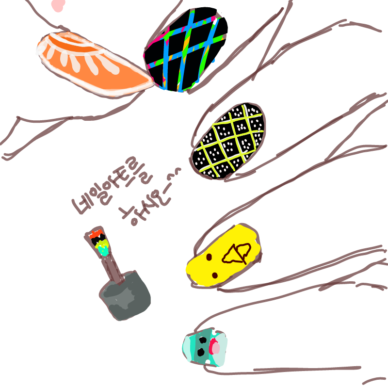 네일아트.... : 네일아트..ㅎ.. 스케치판 ,sketchpan
