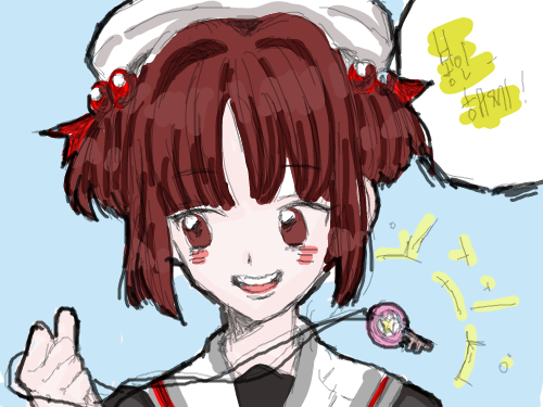 카드캡터체.. : 카드캡터체리~(수정) 스케치판 ,sketchpan