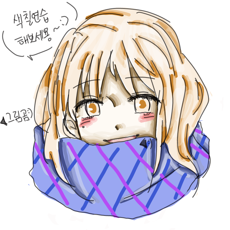 얼굴 망햇.. : 얼굴 망햇네....ㅠㅠ 스케치판 ,sketchpan
