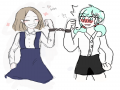 -뭐.. 뭐야.. : -뭐.. 뭐야..  이거 당장 안 풀어..!!() 스케치판 ,sketchpan