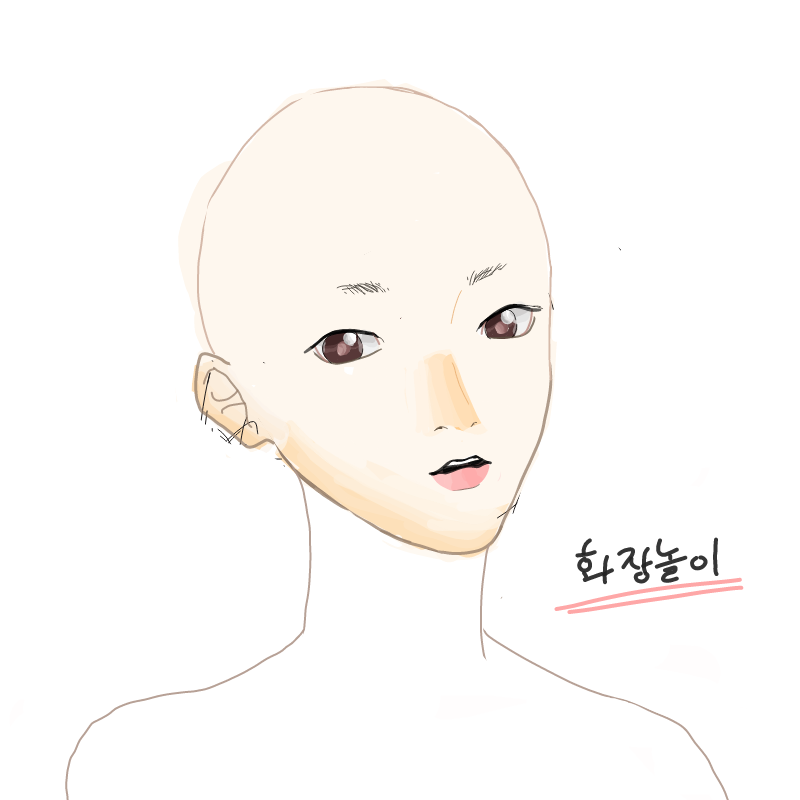 완성 대머.. : 완성 대머리☆ 스케치판 ,sketchpan