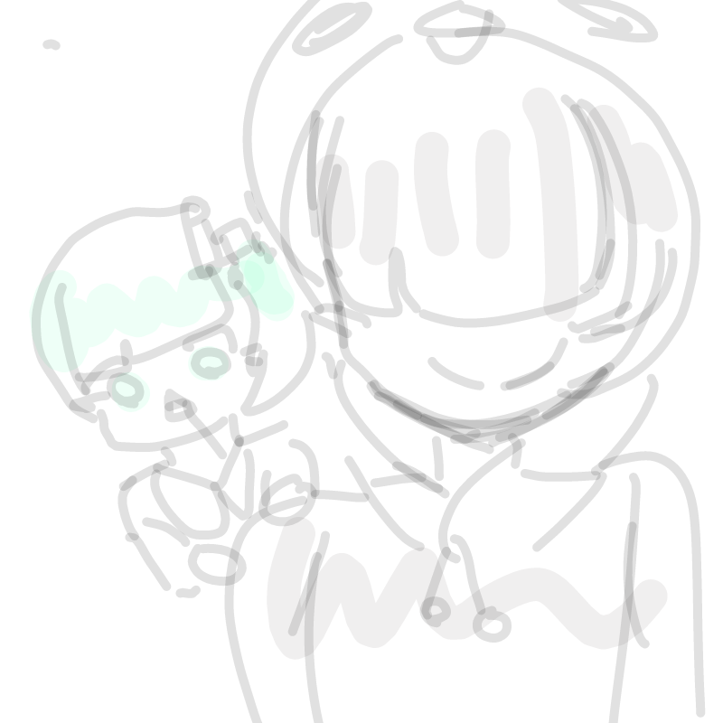 대충했다아.. : 대충했다아아 ..오너캐도 그리고 싶어서..쵸우님 앤 자캐!! 스케치판 ,sketchpan