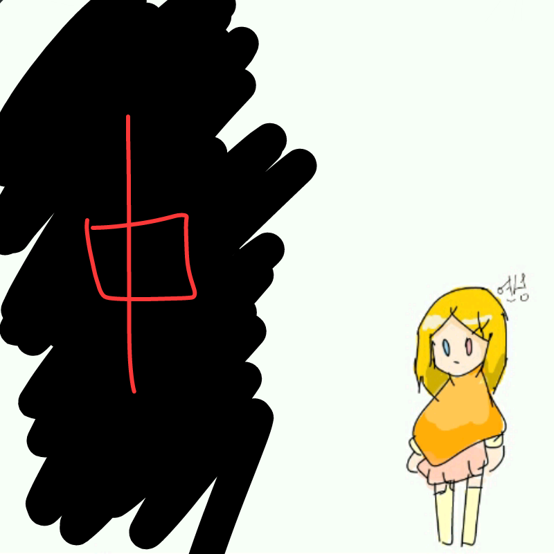 중 : 중 스케치판 ,sketchpan
