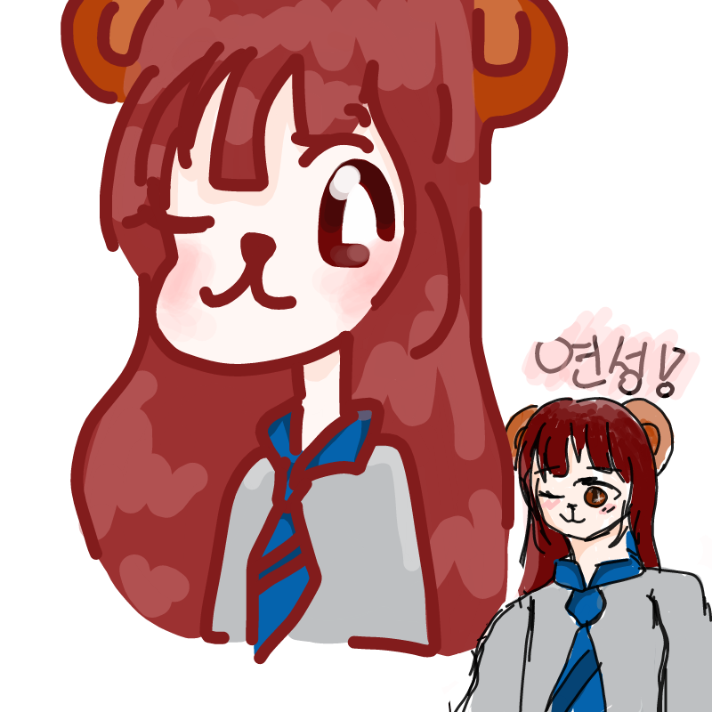 시에 님이 .. : 시에 님이 연성해 주셨습니다♥저퀄캐여도 넘 이뻐요!감사합니다 스케치판 ,sketchpan