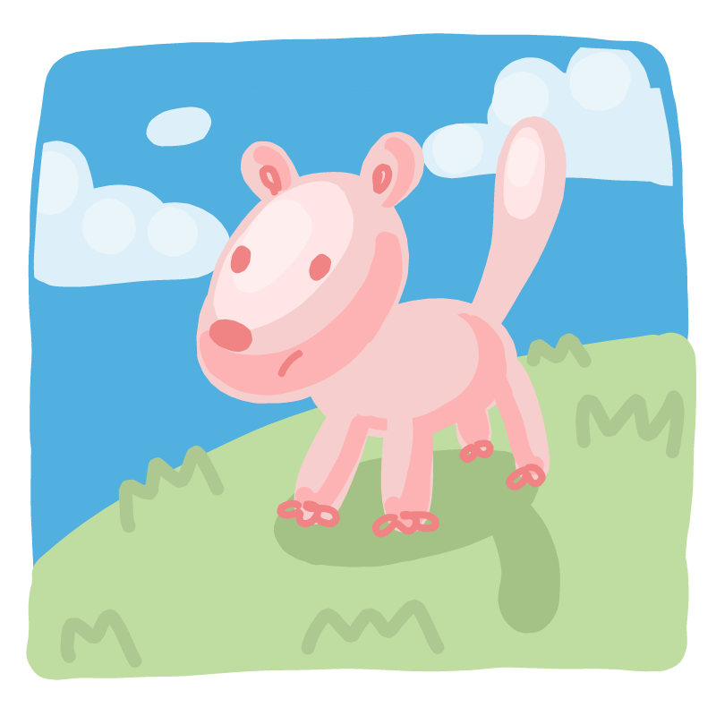 풍선개 : 풍선개 스케치판 ,sketchpan