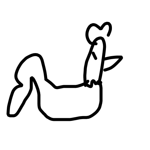 닭 : 닭 스케치판 ,sketchpan