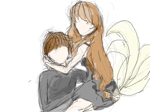 구미호 : 미완성작 스케치판 ,sketchpan