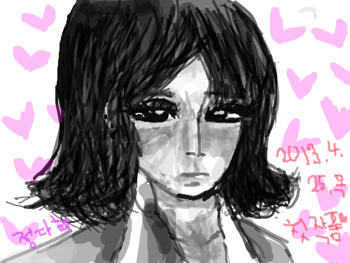 여자애ㅐ : 첫작푸움~~~ 스케치판 ,sketchpan