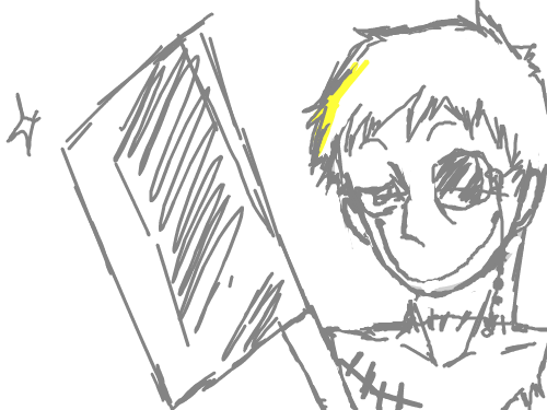 미완 크리스 : 룽크임다 스케치판 ,sketchpan