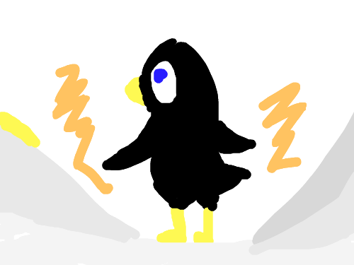 peinguin day : just a test animation cause i stink at it D: 스케치판 ,sketchpan