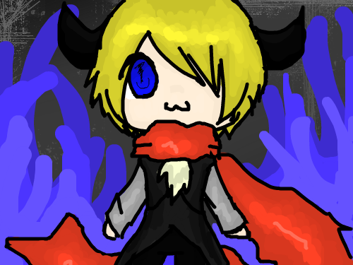 Prince of darkness : hes too kawaii >w 스케치판 ,sketchpan