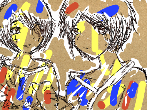 paint fight : these too are very bad boys.. 스케치판 ,sketchpan