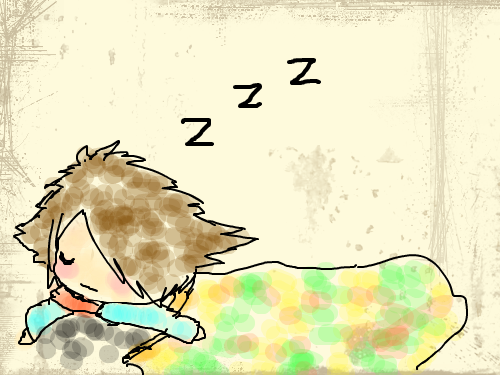 sleeping : Drew this with my left hand 스케치판 ,sketchpan