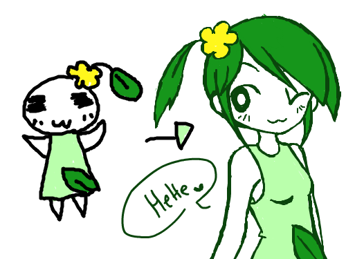 Flower Girl : Just bored again..... 스케치판 ,sketchpan