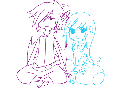 Kissy : Jarvis and Yui 스케치판 ,sketchpan