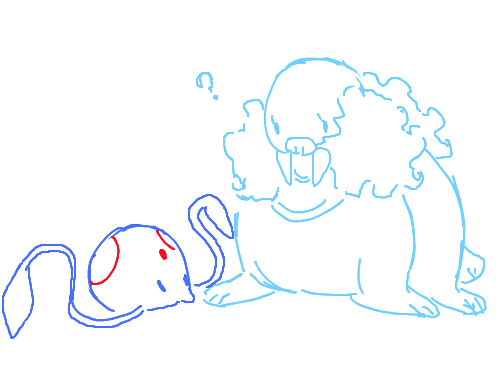 Keith and Carmen : keith and carmen in there pokemon form 스케치판 ,sketchpan