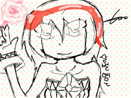 그랜드체이스 : 그체 엘리대원! 스케치판 ,sketchpan