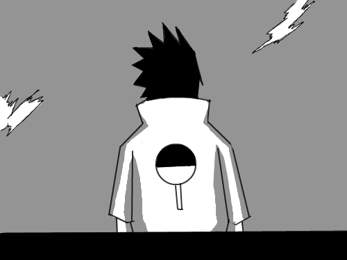 Sasuke : 이타치의 목숨은 그에겐.. 스케치판 ,sketchpan