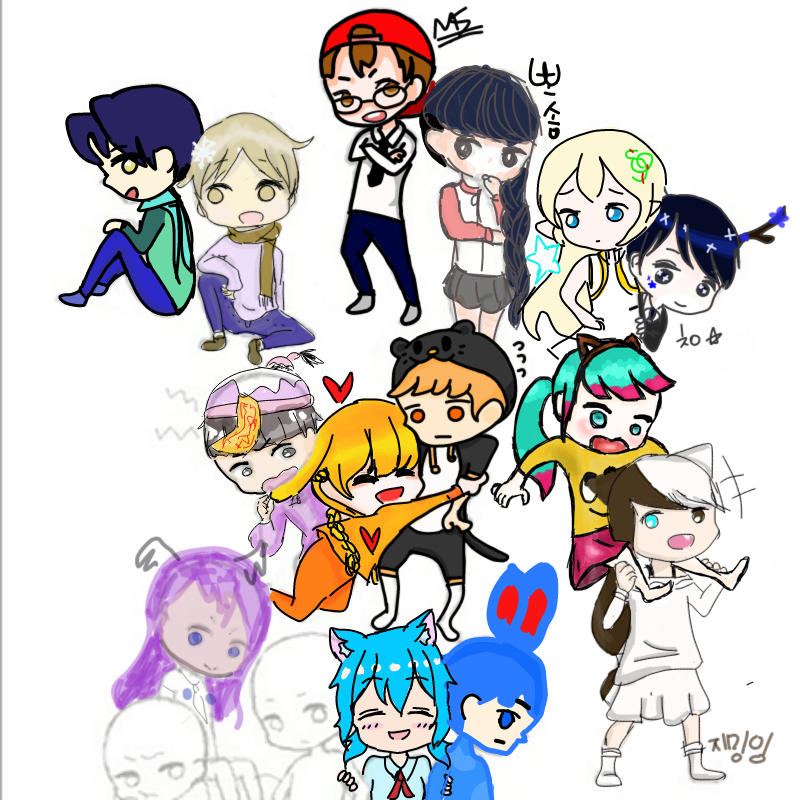 ㅇㅅㅇ : ㅇㅅㅇ 스케치판 ,sketchpan