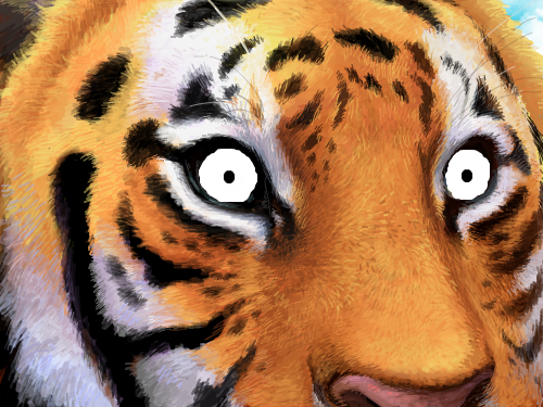 허걱 : 호랑이도 놀랐음 스케치판 ,sketchpan