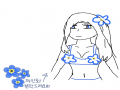 물망초 의.. : 물망초 의인화 스케치판 ,sketchpan