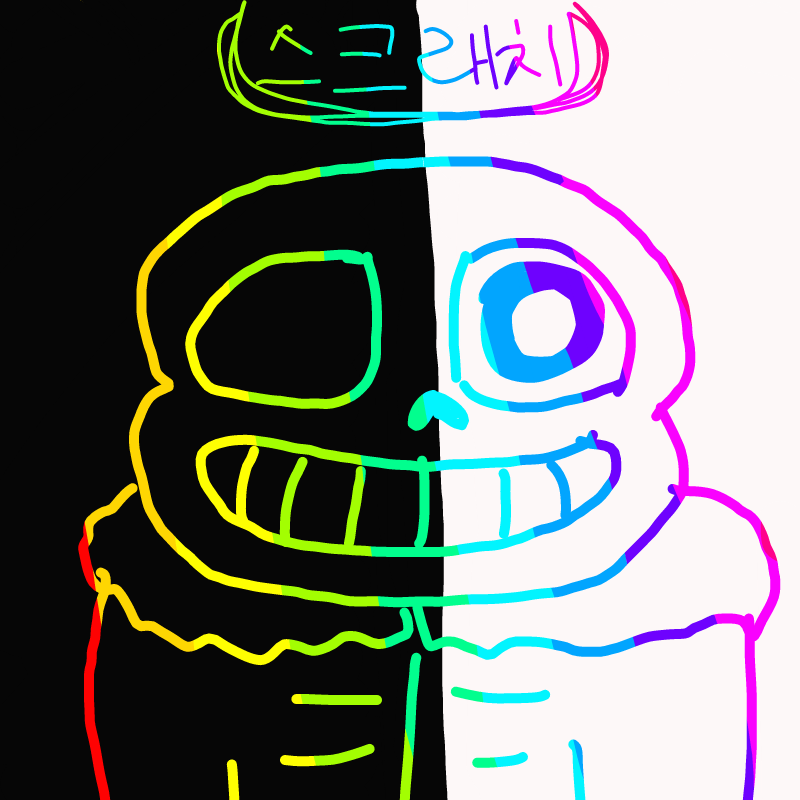 샌즈(두 얼.. : 샌즈(두 얼굴) 스케치판 ,sketchpan