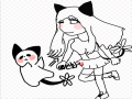 고양이 의.. : 고양이 의인화 스케치판 ,sketchpan