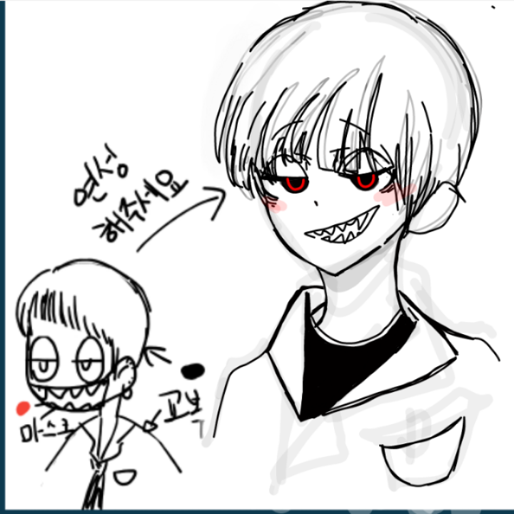 마도로미님.. : 마도로미님이 이어그려주셨어요!!!(손이 구독하기로 갔다...) 스케치판 ,sketchpan