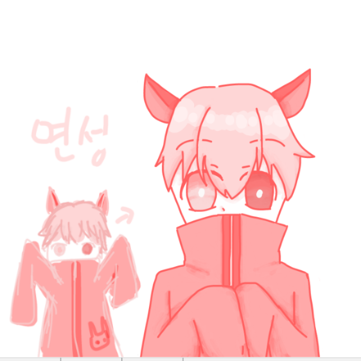 연성좋아하.. : 연성좋아하는_무너빵님이 그려주셨어요!!깔끔하고 귀여운 연성 감사합니다!!!(오늘따라 존잘님들이 연성을 많이해주셔서 기분이 좋다☆) 스케치판 ,sketchpan