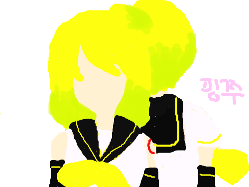 눈좀 그려주세요 : 린렌의 눈을 그려봅시다!(1레이어 아니면 3레이어에 그려요!) 스케치판 ,sketchpan