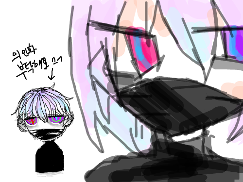 타블렛 인식이 잘안되넹 .. : 너무 뻣뻣하당.. 스케치판 ,sketchpan